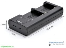 thumbnail Sạc Kingma BM048 for sony NP-F970 F750 F550 F series đèn led máy quay - 0