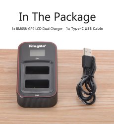 thumbnail Sạc Kingma BM058-GP9 for Gopro hero 9 10 11 12 - 0