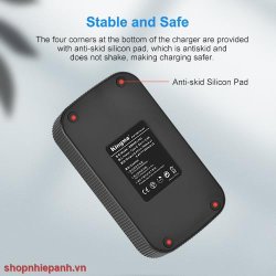 thumbnail Sạc Kingma BM058-LPE8 LCD for canon LP-E8 - 1