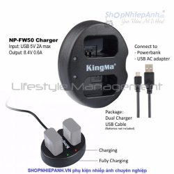 thumbnail sạc pin đôi Kingma for Panasonic - 2