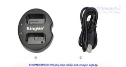 thumbnail sạc pin đôi Kingma for sony FW50 E-mount (sony nex, sony a7, sony a6500...) - 1