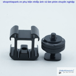 thumbnail Shoe đa năng 3in1 Kingma VL005 gắn đèn led micro