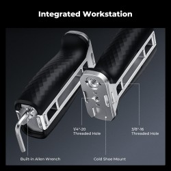 thumbnail Side handle K&F concept 2 ngàm Nato và 3/8 Arri (kf31.235) - 4