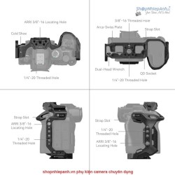 thumbnail Smallrig “Black Mamba” Cage for Canon EOS R6 Mark III / R6 II 4161 - 1