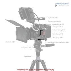 thumbnail Smallrig “Black Mamba” Cage for Canon EOS R6 Mark III / R6 II 4161 - 5