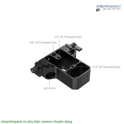thumbnail SmallRig Bottom Mount Plate with Dual 15mm Rod Clamp 5609 - 3