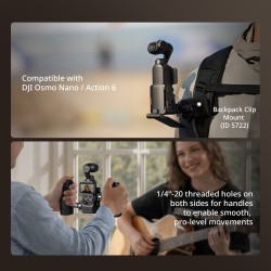 thumbnail Smallrig Cage for DJI Osmo Pocket 4 / 3,Magnetic Mount,Built-in Stand,expansion Interface 6003 - 3