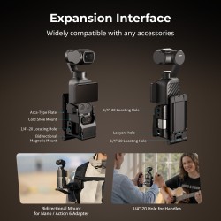 thumbnail Smallrig Cage for DJI Osmo Pocket 4 / 3,Magnetic Mount,Built-in Stand,expansion Interface 6003 - 2