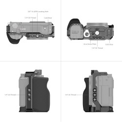 thumbnail Smallrig Cage for Sony ZV-E10 with hand grip 3538B - 2