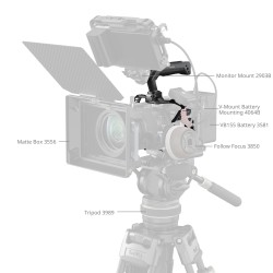 thumbnail Smallrig Camera Cage Kit (Black Mamba/Basic/Hawklock) for Canon EOS R6 Mark III/R6 II 5956 - 0