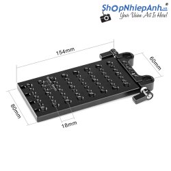 thumbnail SMALLRIG Cheese Plate with Dual 15mm Rod Clamp 1093 - 0