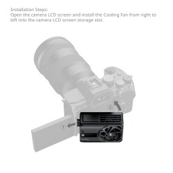 thumbnail SmallRig Cooling Fan for Mirrorless Cameras (Hybrid Cooling) 5328 - 4