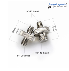 thumbnail SmallRig Double Head Converter Screw Pack 1581 - 0
