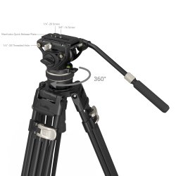 thumbnail SmallRig FreeBlazer Heavy-Duty Carbon Fiber Tripod Kit 3989 - 1