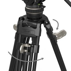 thumbnail SmallRig FreeBlazer Heavy-Duty Carbon Fiber Tripod Kit 3989 - 5