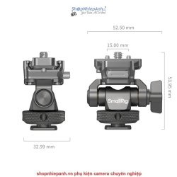 thumbnail Smallrig HawkLock Quick Release Monitor Support H21 Cold Shoe Mount 4888 - 0