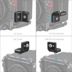 thumbnail SmallRig x LensVid mini L-shaped Mount Plate Kit MD4360 - 1