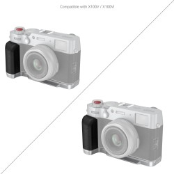 thumbnail SmallRig L-Shape Mount Plate with Handle for FUJIFILM X100VI / X100V (Silver) 4555 - 4