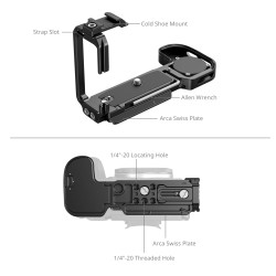 thumbnail Smallrig  L-Shape Mounting Plate for Canon EOS R6 Mark III/R6 II 5962 - 4