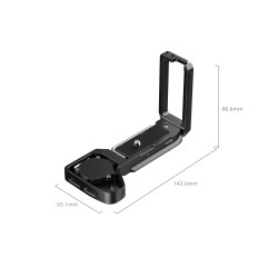 thumbnail Smallrig L-Shaped Mount Plate with AirTag Slot for Sony A7 V / A7R V / A7 IV / A7S III / A1 / A7R IV 6034 - 0