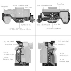 thumbnail Smallrig Hawklock Advanced Cage Kit for Sony A7 V / 7R V / 7 IV 6027 - 0
