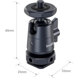 thumbnail SmallRig Mini Ball Head đế tháo rời được 2948B (bộ 2 cái) - 0