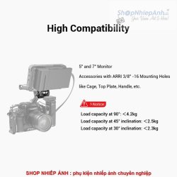 thumbnail Smallrig Swivel and Tilt Adjustable Monitor Mount with ARRI-Style Mount 2903 - 4