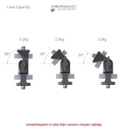 thumbnail Smallrig Giá đỡ màn hình xoay và nghiêng có thể điều chỉnh ốc 1/4  4886 - 1