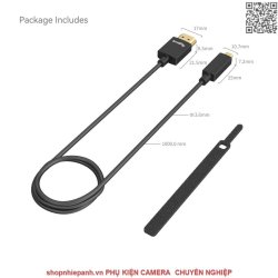 thumbnail Smallrig Ultra-Slim 4K HDMI Data Cable (D to A) (100cm) 4795 - 4