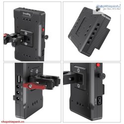 thumbnail SmallRig V Mount Battery Adapter Plate with Crab-Shaped Clamp 3202 - 1