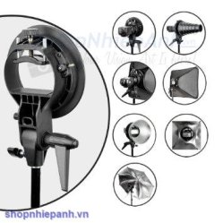 thumbnail Godox S1 S shape smart adapter for flash speedlite - 1