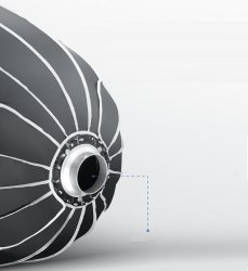 thumbnail Softbox 16 cạnh parabolic Triopo KP2 70cm Grid thao tác nhanh - 2