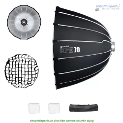 thumbnail Softbox 16 cạnh parabolic Triopo KP2 70cm Grid thao tác nhanh