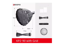 thumbnail Softbox 16 cạnh parabolic Triopo KP2 90cm Grid thao tác nhanh