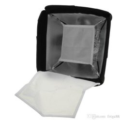 thumbnail Softbox 33x33cm for flash speedlite - 2