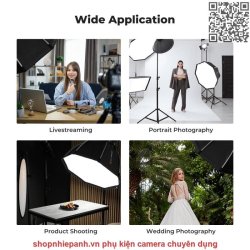 thumbnail Softbox 8 cạnh K&F concept 90cm Grid thao tác nhanh - 4