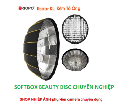 thumbnail Softbox Beauty Dish Triopo Radar KL-65 kèm tổ ong 65cm thao tác nhanh