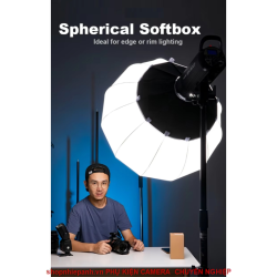 thumbnail Softbox chinaball cầu 65cm ngàm kim loại - 4