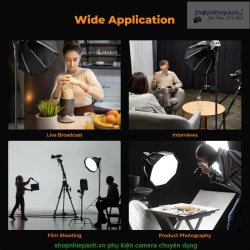 thumbnail Softbox K&F concept 40cm mini bowens for led PL-60B PL-100 series - 4