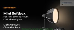thumbnail Softbox K&F concept 40cm mini bowens for led PL-60B PL-100 series - 6