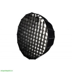 thumbnail Softbox parabolic K&F 16K thao tác nhanh 60cm kèm tổ ong grid - 1