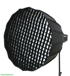 thumbnail Softbox parabolic K&F 16K thao tác nhanh 60cm kèm tổ ong grid