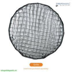 thumbnail Softbox parabolic 16K thao tác nhanh Yongnuo Ynbox YN120K kèm lưới tổ ong honeycomb 120cm - 1