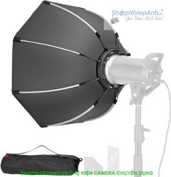 thumbnail Softbox thao tác nhanh octa 8 cạnh 65cm kèm grid tổ ong ngàm bowens kim loại
