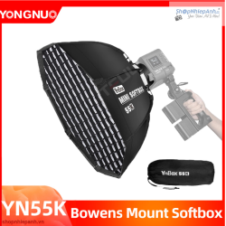 thumbnail Softbox thao tác nhanh Yongnuo YnBox YN55K kèm lưới tổ ong honeycomb