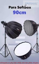 thumbnail Softbox Tolifo parabolic grid 90cm thao tác nhanh DSFB- 36 - 0