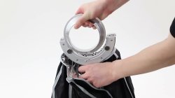 thumbnail Softbox Triopo SL-120 parabolic có lưới tổ ong grid 120cm thao tác nhanh - 0