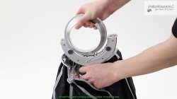 thumbnail Softbox Triopo SL-90 parabolic có lưới tổ ong grid 90cm thao tác nhanh - 3