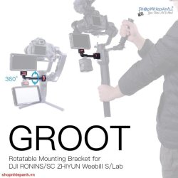 thumbnail tay đỡ monitor gimbal DJI Ronin S SC Zhiyun weebil Groot - 1