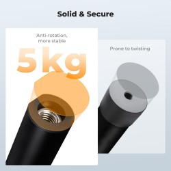 thumbnail Tay ngang K&F Concept loại dài 81cm  xoay 360 độ (KF31.254) - 3